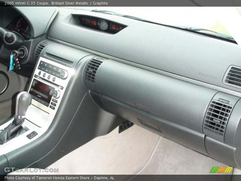 Brilliant Silver Metallic / Graphite 2005 Infiniti G 35 Coupe