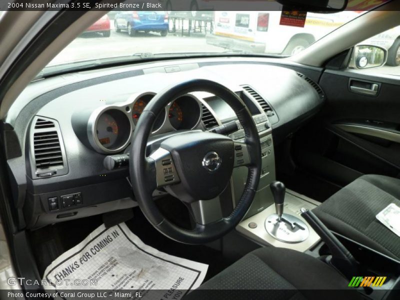 Spirited Bronze / Black 2004 Nissan Maxima 3.5 SE