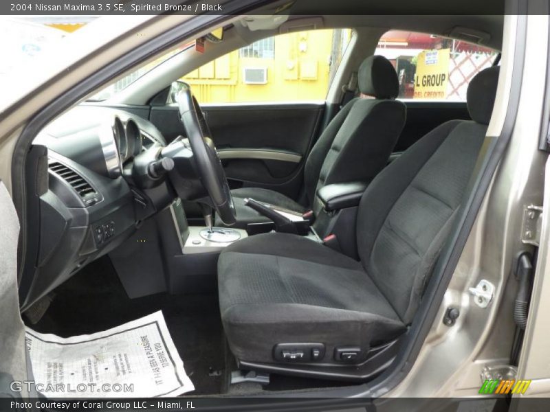 Spirited Bronze / Black 2004 Nissan Maxima 3.5 SE