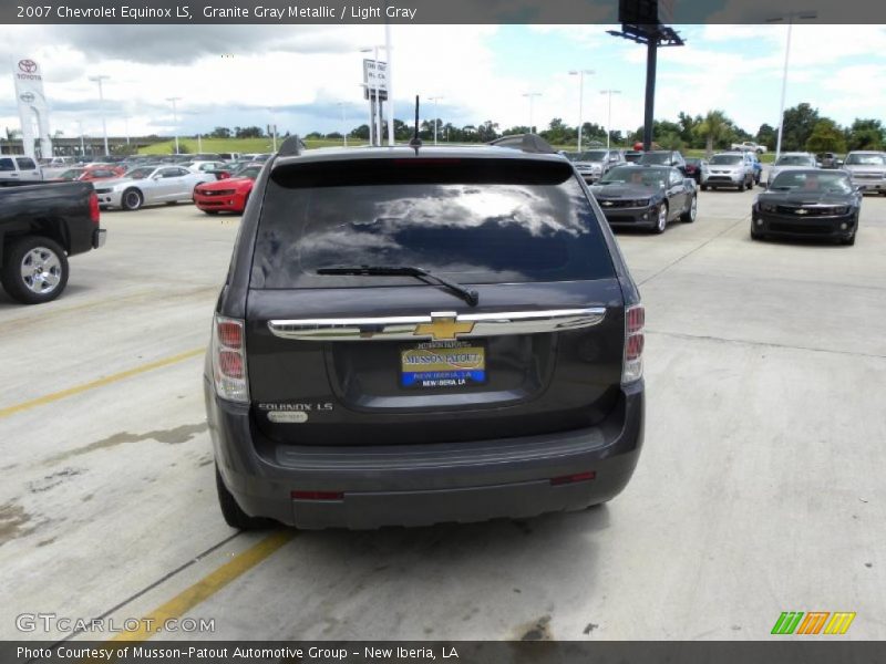 Granite Gray Metallic / Light Gray 2007 Chevrolet Equinox LS