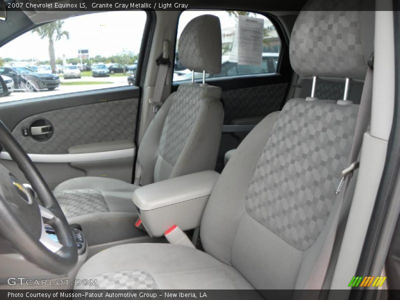 Granite Gray Metallic / Light Gray 2007 Chevrolet Equinox LS