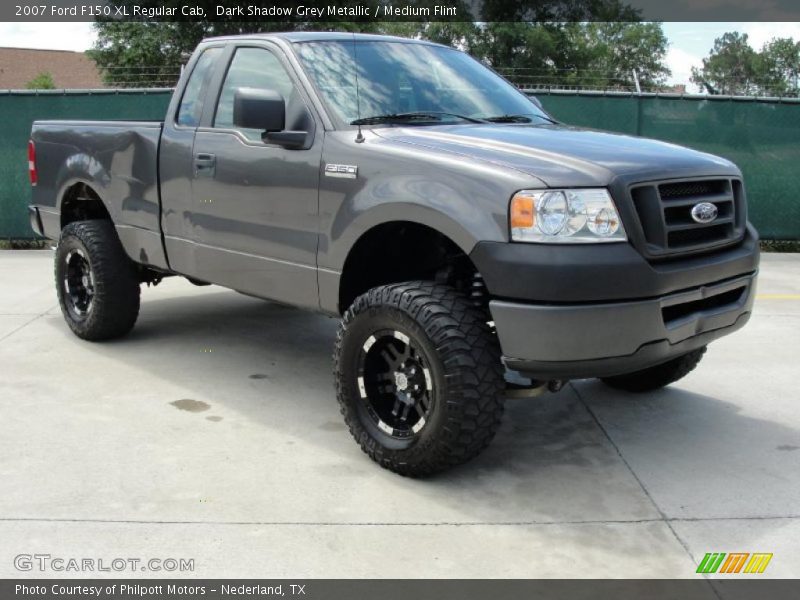 Dark Shadow Grey Metallic / Medium Flint 2007 Ford F150 XL Regular Cab