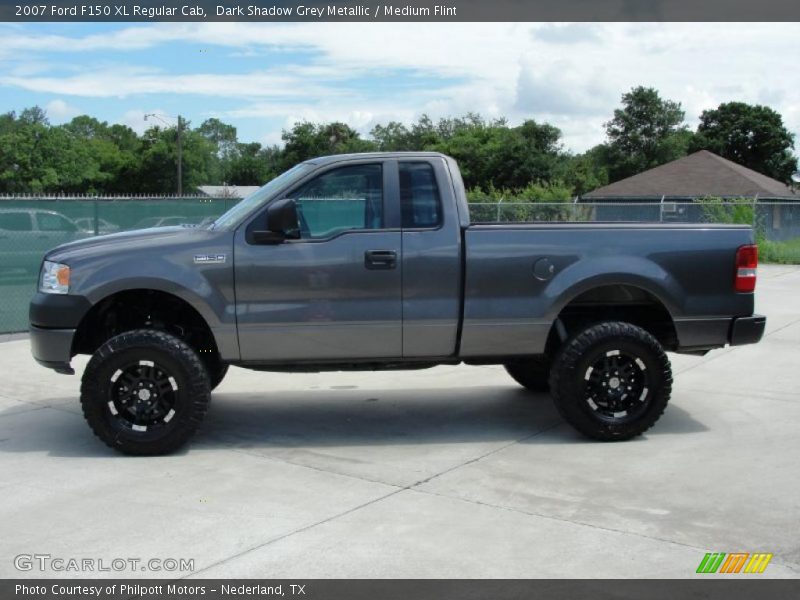 Dark Shadow Grey Metallic / Medium Flint 2007 Ford F150 XL Regular Cab