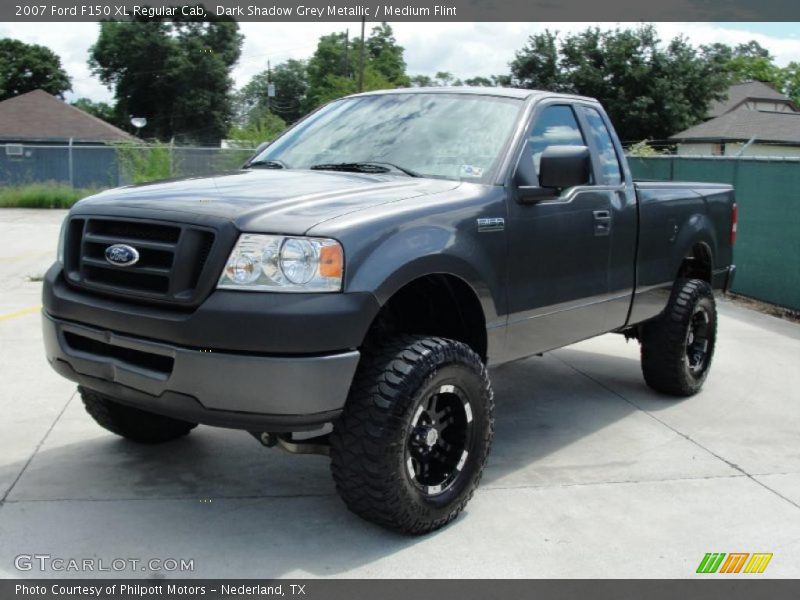 Dark Shadow Grey Metallic / Medium Flint 2007 Ford F150 XL Regular Cab