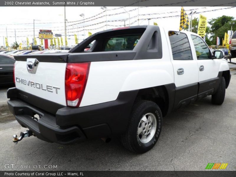 Summit White / Graphite 2002 Chevrolet Avalanche
