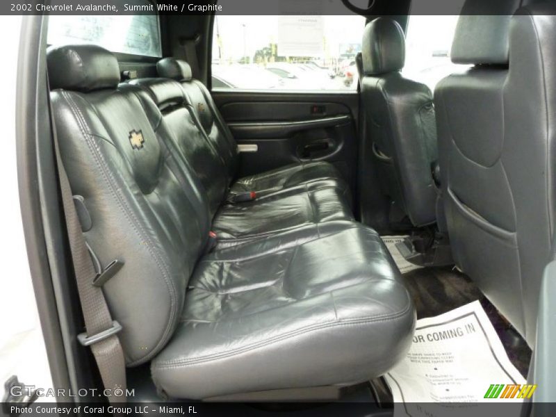 Summit White / Graphite 2002 Chevrolet Avalanche