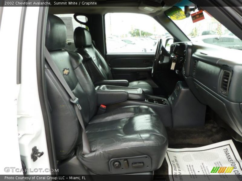 Summit White / Graphite 2002 Chevrolet Avalanche