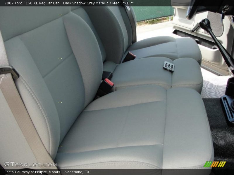 Dark Shadow Grey Metallic / Medium Flint 2007 Ford F150 XL Regular Cab
