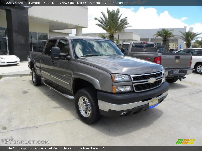 Dark Gray Metallic / Dark Charcoal 2006 Chevrolet Silverado 2500HD LT Crew Cab