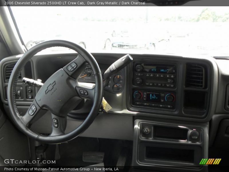 Dark Gray Metallic / Dark Charcoal 2006 Chevrolet Silverado 2500HD LT Crew Cab