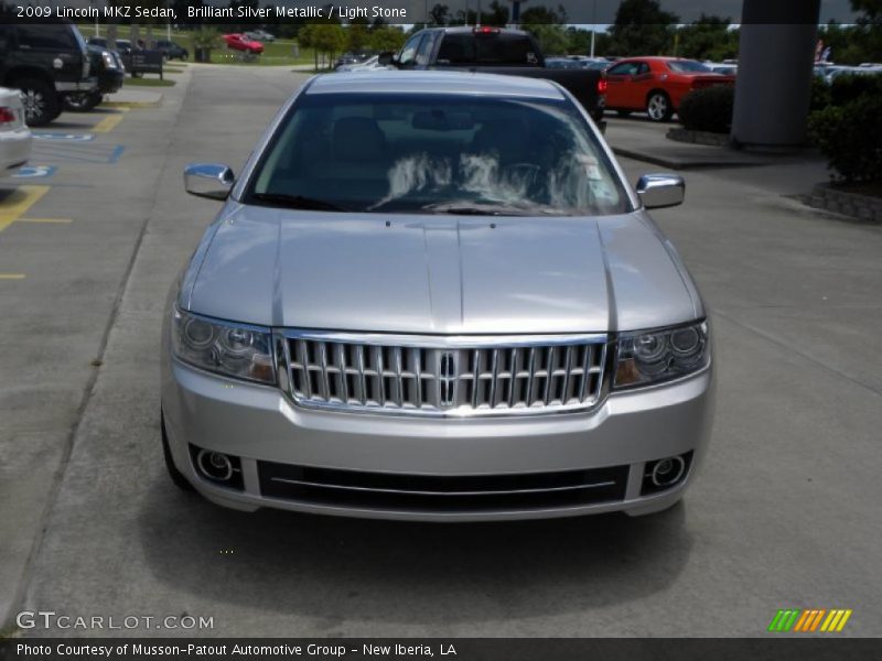 Brilliant Silver Metallic / Light Stone 2009 Lincoln MKZ Sedan