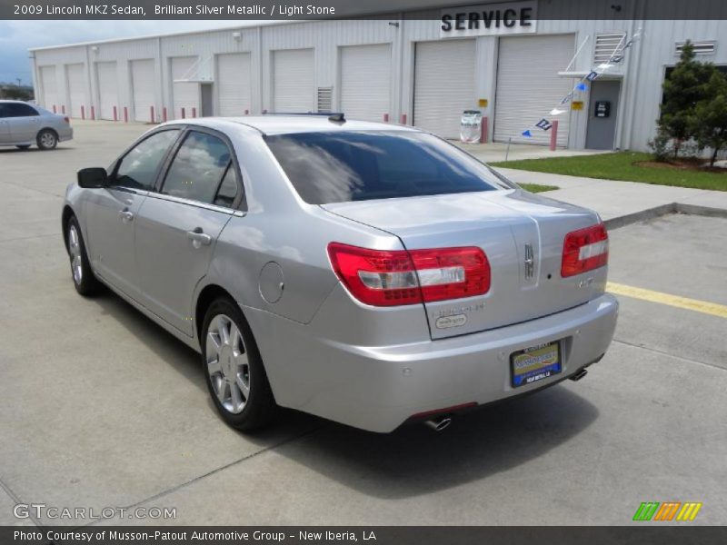Brilliant Silver Metallic / Light Stone 2009 Lincoln MKZ Sedan