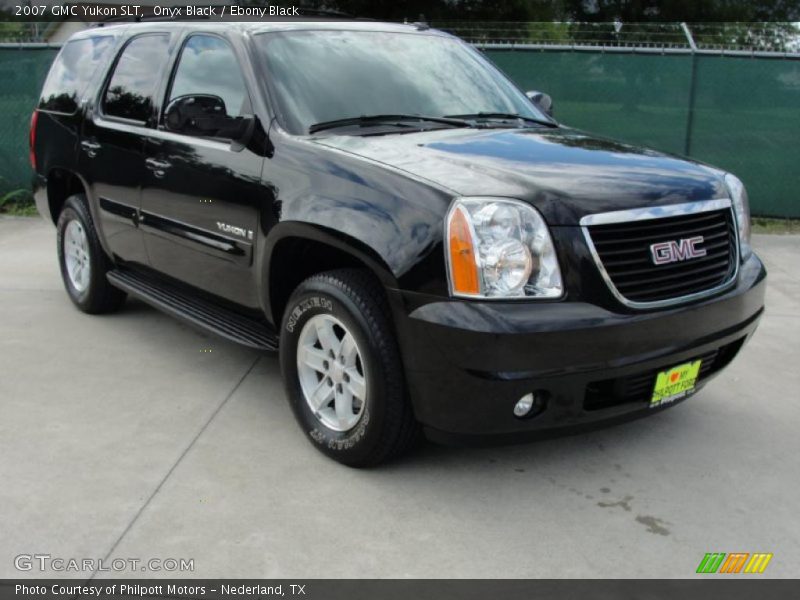 Onyx Black / Ebony Black 2007 GMC Yukon SLT