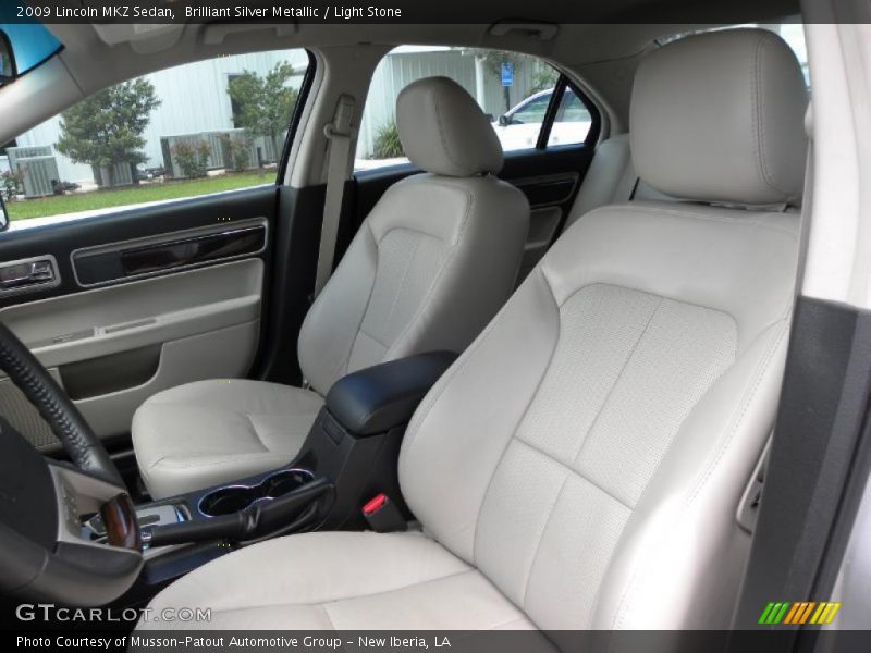 Brilliant Silver Metallic / Light Stone 2009 Lincoln MKZ Sedan