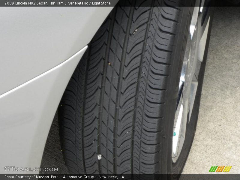 Brilliant Silver Metallic / Light Stone 2009 Lincoln MKZ Sedan