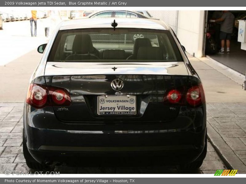 Blue Graphite Metallic / Art Grey 2009 Volkswagen Jetta TDI Sedan