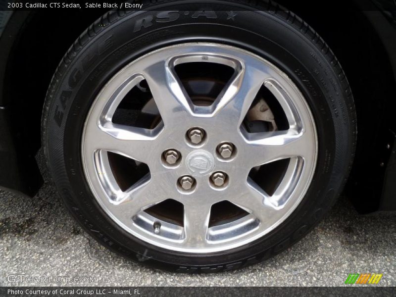 Sable Black / Ebony 2003 Cadillac CTS Sedan
