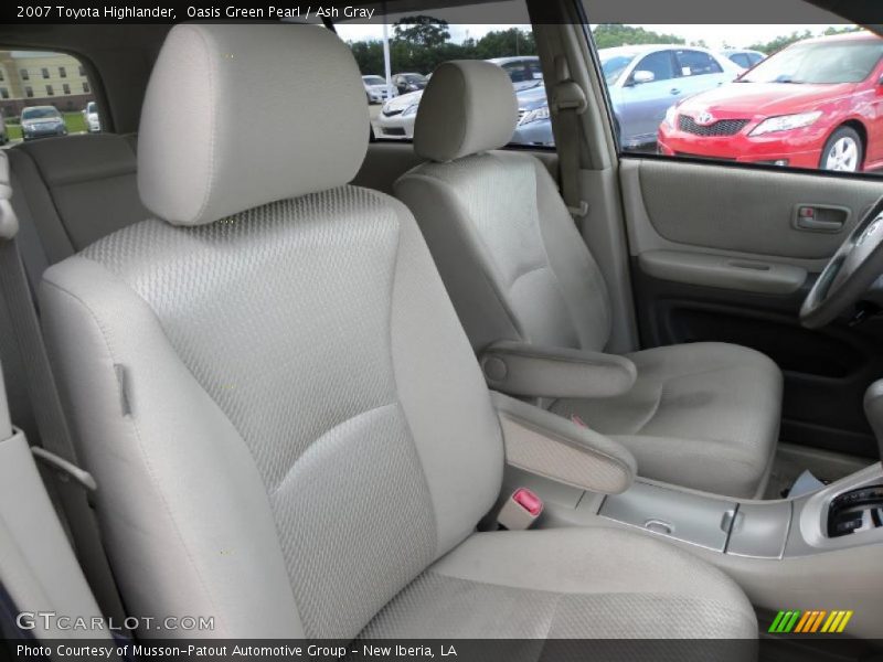 Oasis Green Pearl / Ash Gray 2007 Toyota Highlander