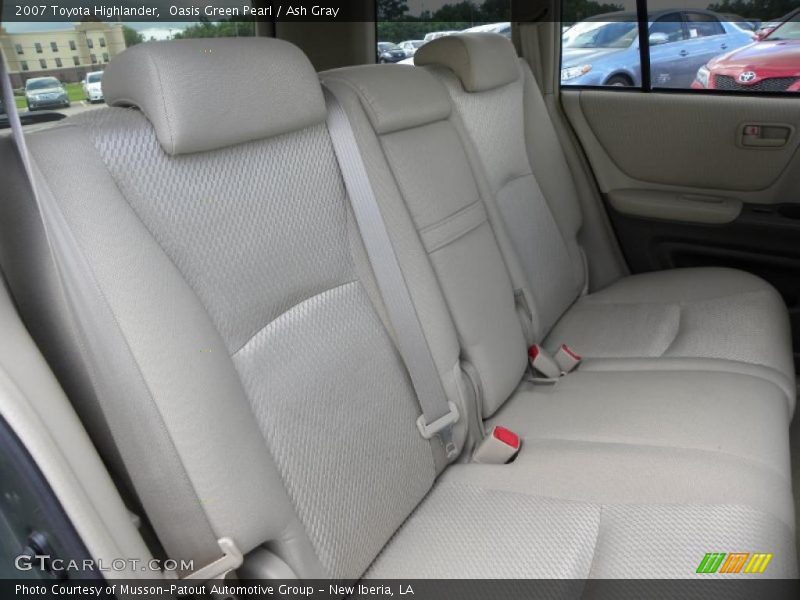 Oasis Green Pearl / Ash Gray 2007 Toyota Highlander