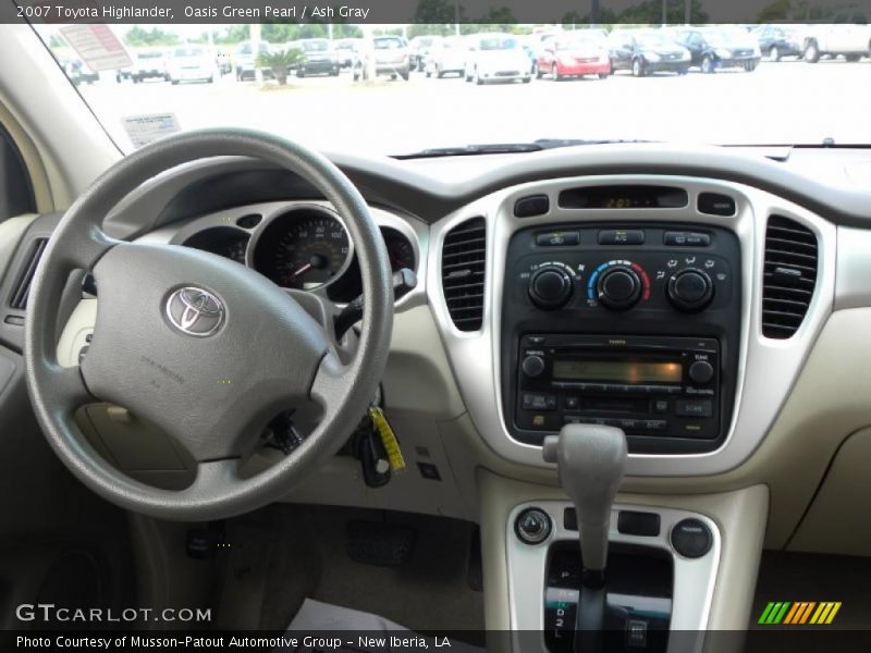 Oasis Green Pearl / Ash Gray 2007 Toyota Highlander