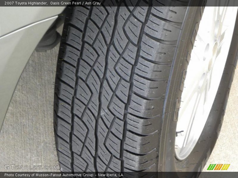 Oasis Green Pearl / Ash Gray 2007 Toyota Highlander