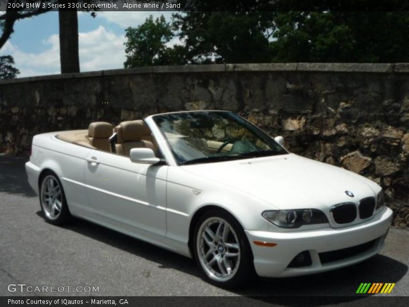 Alpine White / Sand 2004 BMW 3 Series 330i Convertible