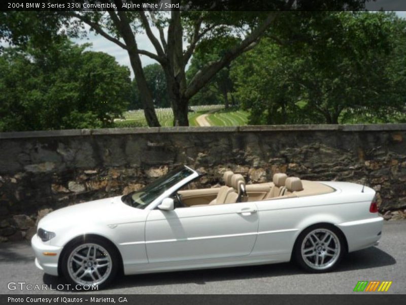 Alpine White / Sand 2004 BMW 3 Series 330i Convertible
