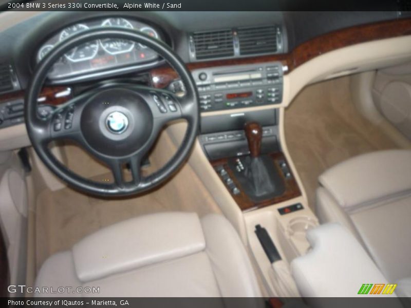Alpine White / Sand 2004 BMW 3 Series 330i Convertible