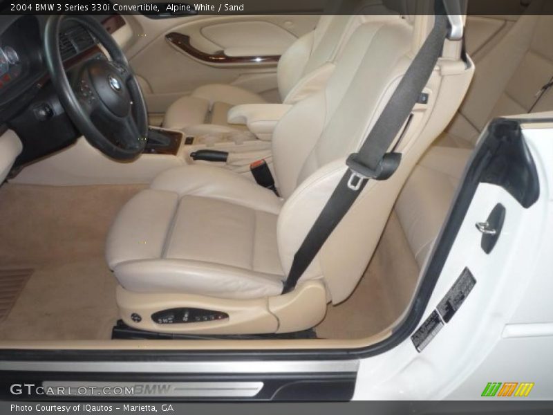 Alpine White / Sand 2004 BMW 3 Series 330i Convertible