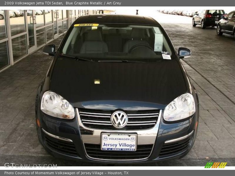 Blue Graphite Metallic / Art Grey 2009 Volkswagen Jetta TDI Sedan