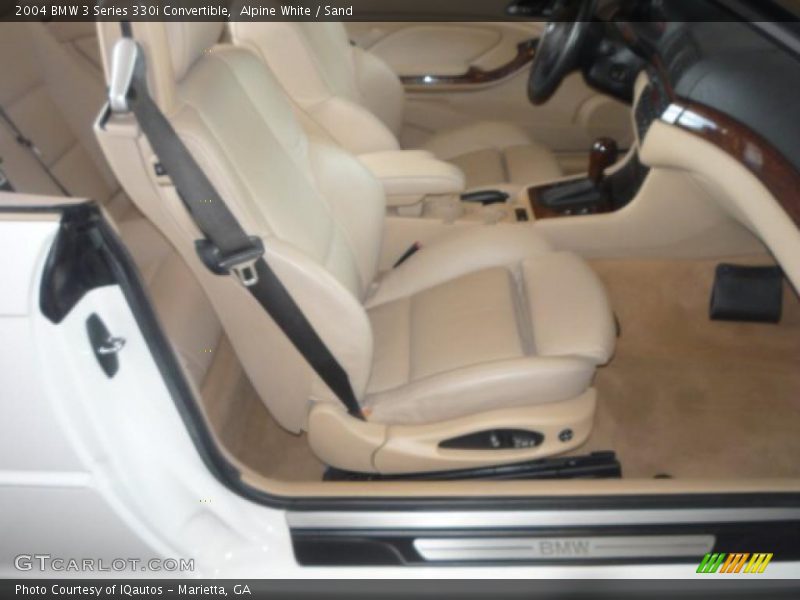 Alpine White / Sand 2004 BMW 3 Series 330i Convertible