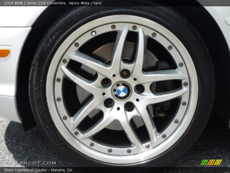 Alpine White / Sand 2004 BMW 3 Series 330i Convertible
