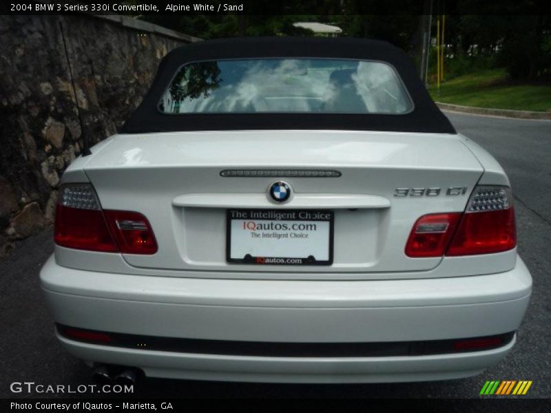 Alpine White / Sand 2004 BMW 3 Series 330i Convertible