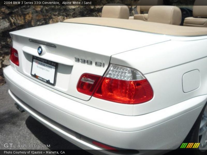 Alpine White / Sand 2004 BMW 3 Series 330i Convertible