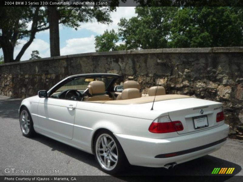 Alpine White / Sand 2004 BMW 3 Series 330i Convertible