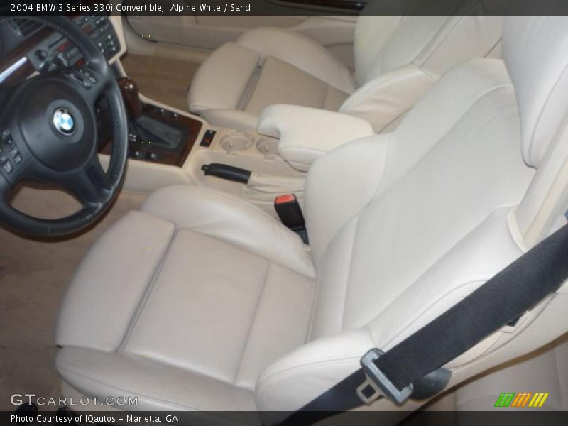 Alpine White / Sand 2004 BMW 3 Series 330i Convertible