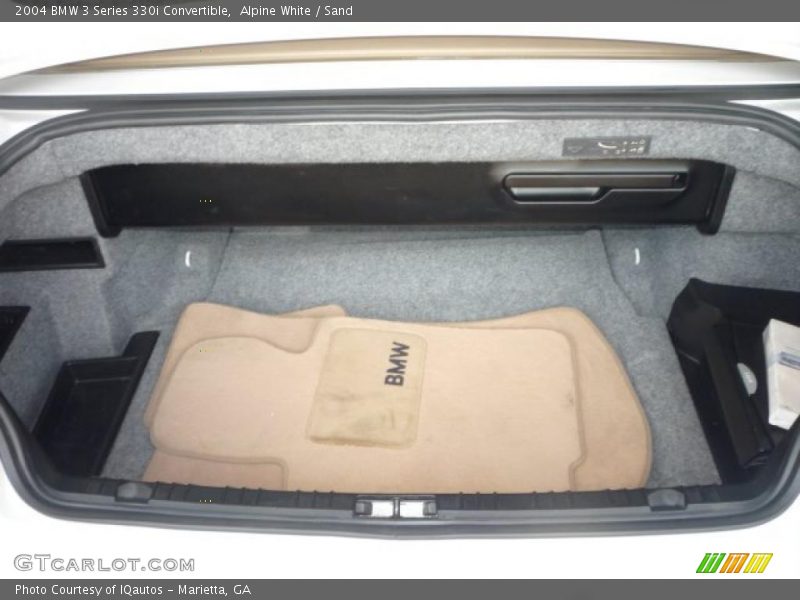Alpine White / Sand 2004 BMW 3 Series 330i Convertible
