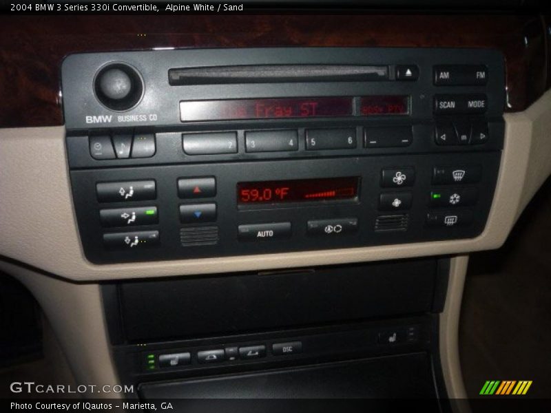 Alpine White / Sand 2004 BMW 3 Series 330i Convertible