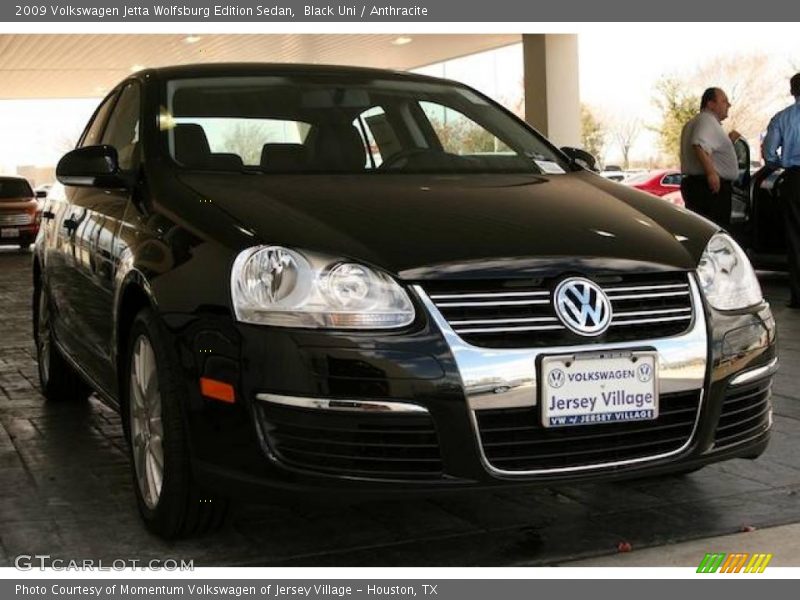 Black Uni / Anthracite 2009 Volkswagen Jetta Wolfsburg Edition Sedan