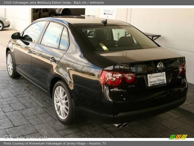 Black Uni / Anthracite 2009 Volkswagen Jetta Wolfsburg Edition Sedan