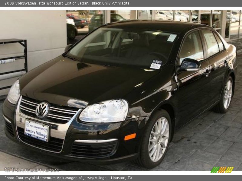 Black Uni / Anthracite 2009 Volkswagen Jetta Wolfsburg Edition Sedan