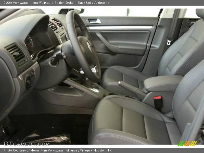Black Uni / Anthracite 2009 Volkswagen Jetta Wolfsburg Edition Sedan