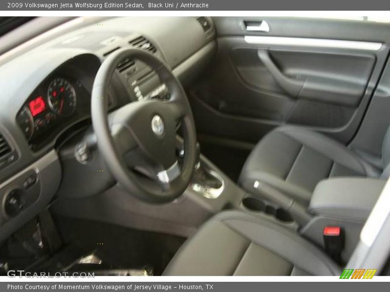 Black Uni / Anthracite 2009 Volkswagen Jetta Wolfsburg Edition Sedan