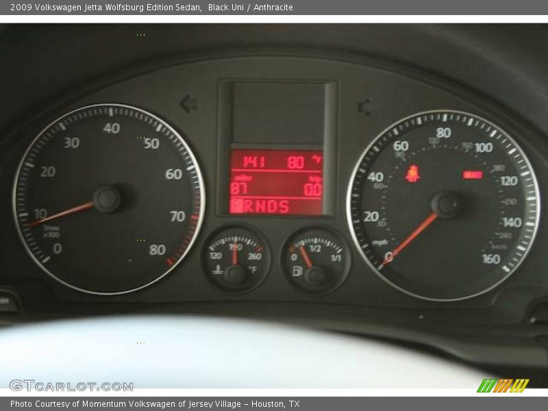 Black Uni / Anthracite 2009 Volkswagen Jetta Wolfsburg Edition Sedan