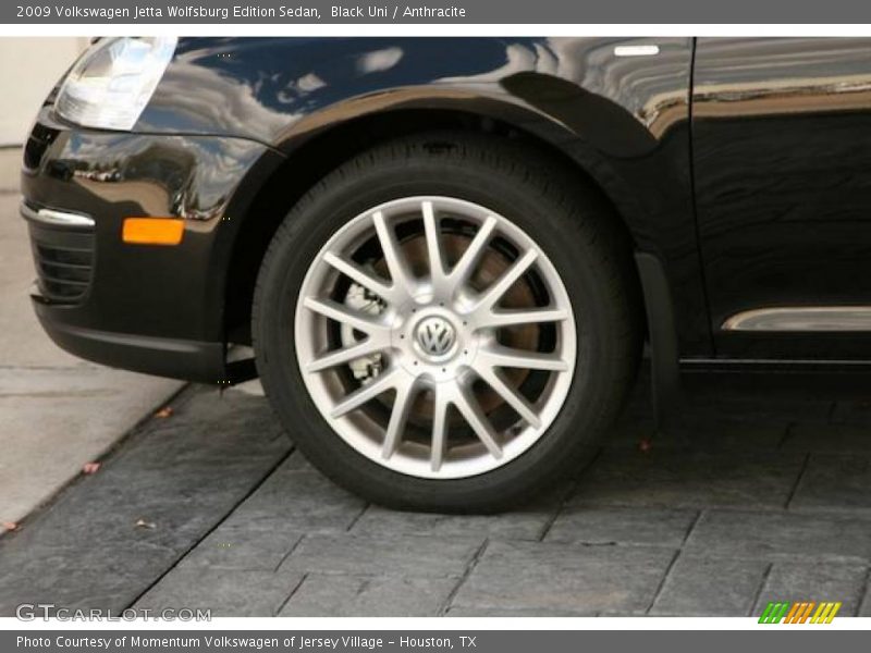 Black Uni / Anthracite 2009 Volkswagen Jetta Wolfsburg Edition Sedan