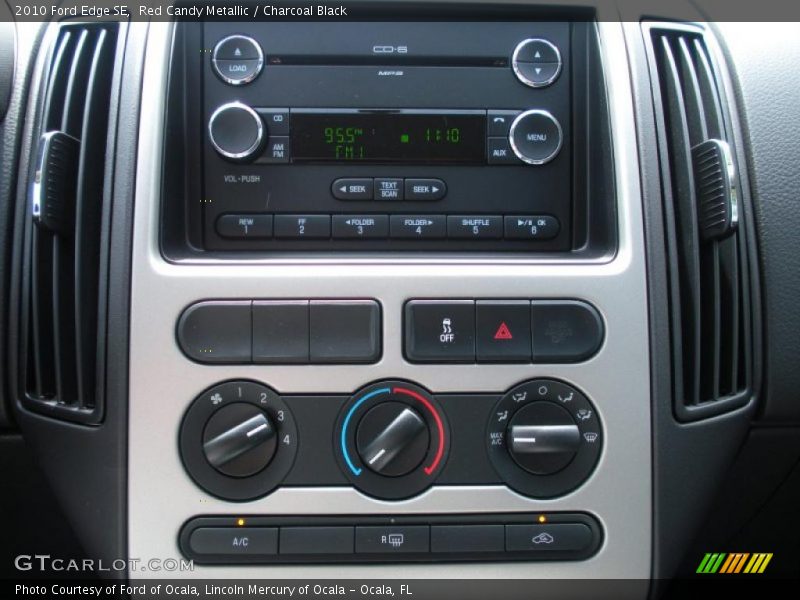 Red Candy Metallic / Charcoal Black 2010 Ford Edge SE