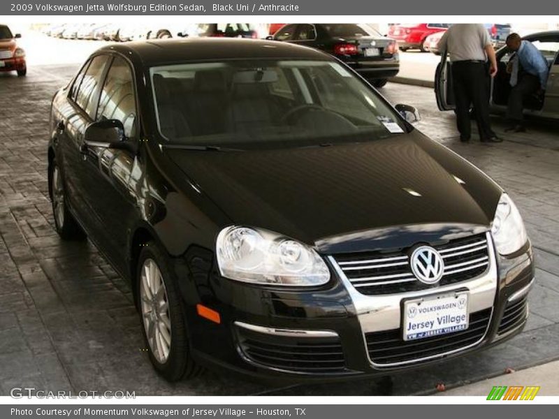 Black Uni / Anthracite 2009 Volkswagen Jetta Wolfsburg Edition Sedan