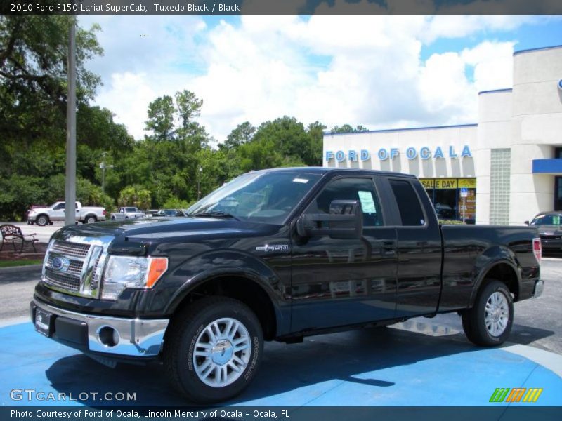 Tuxedo Black / Black 2010 Ford F150 Lariat SuperCab