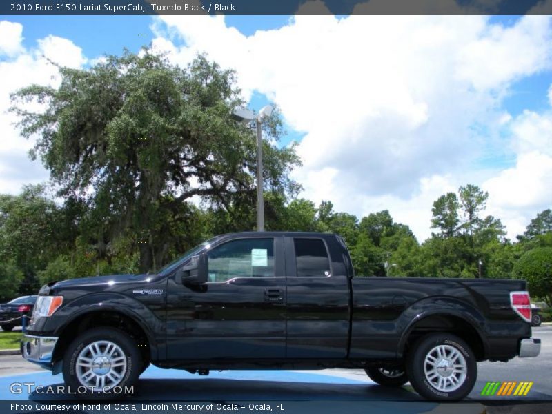 Tuxedo Black / Black 2010 Ford F150 Lariat SuperCab