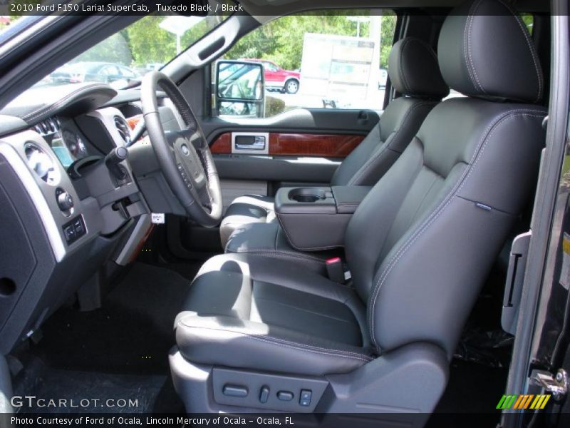 Tuxedo Black / Black 2010 Ford F150 Lariat SuperCab